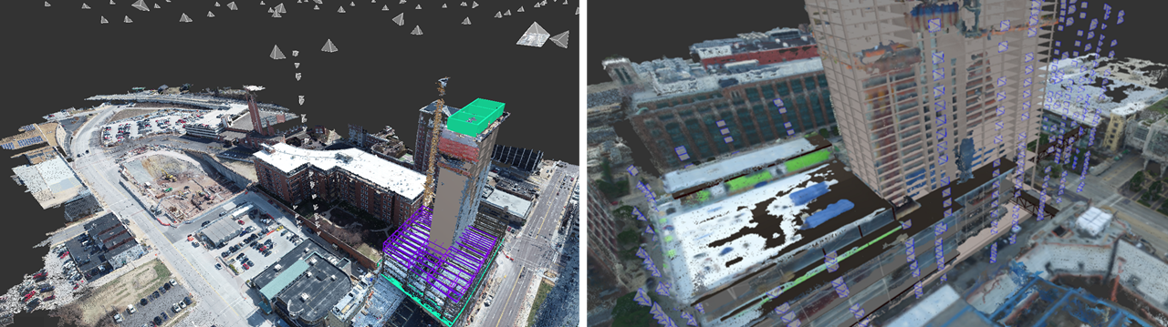 4d bim model for construction visualization 