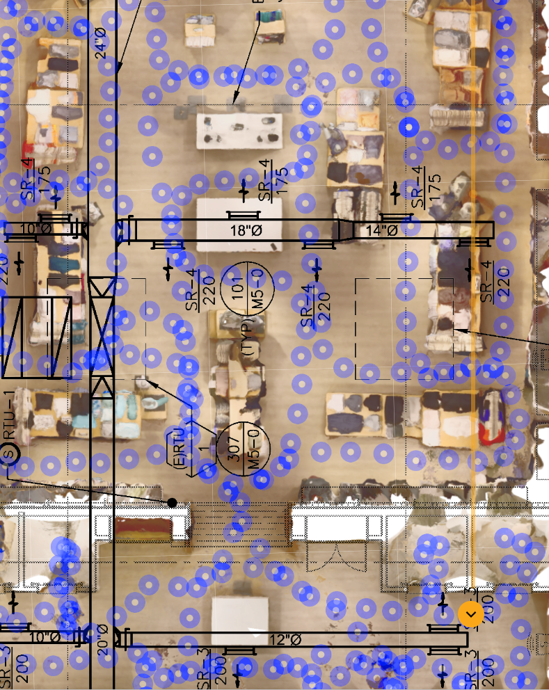 2d floor plan generated from reality capture 