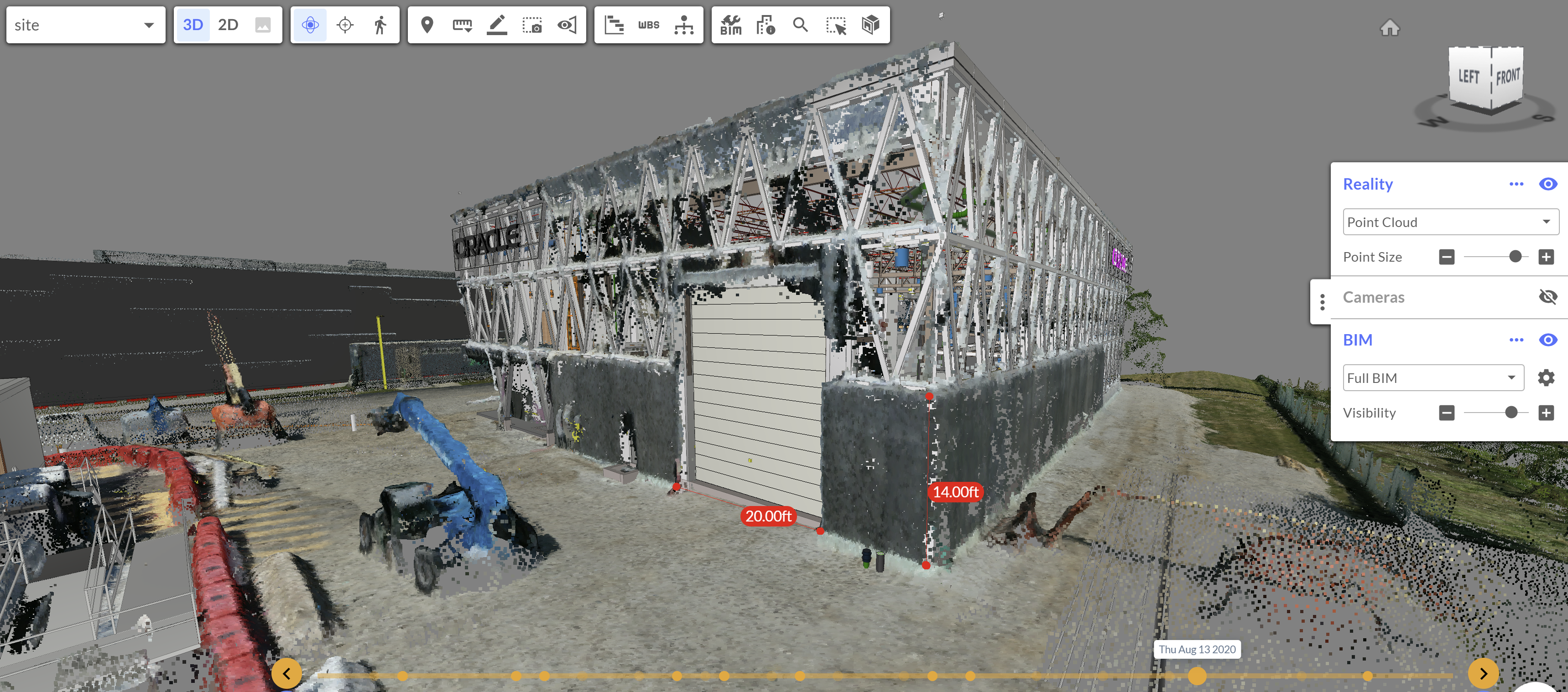 Oracle Lab 3D model in Reconstruct