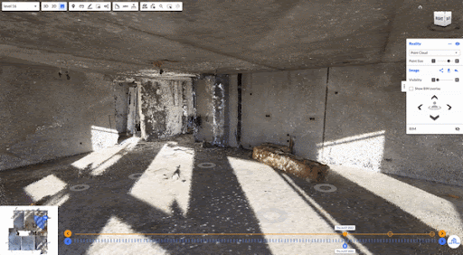 immersive 360 image of construction site 